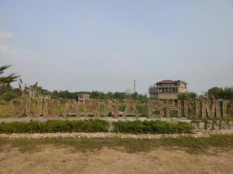Beachside scenery view. Foto stock