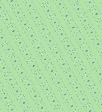 Beachside tree-form texture pattern texture with sea grass, algae mist, dee.. Stock Illustration