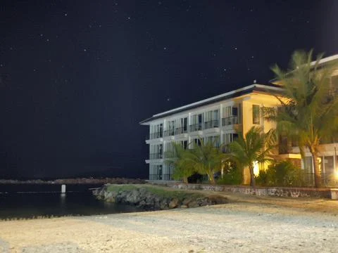 Beachside Villa Stock Photos