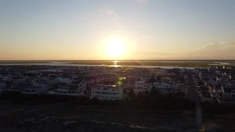 Beachtown sunset 2 스톡 동영상 138724952