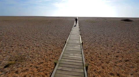 Beachwalk Stock Footage 23352938
