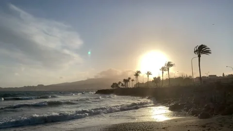 Beach/waves/ola Del Mar /playa Stock Footage