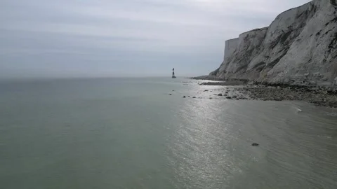 Beachy Head Lighthouse Stock Footage 261237850