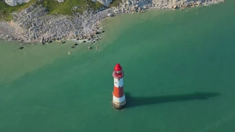 Beachy Head Lighthouse-tilft 動画素材 280467563