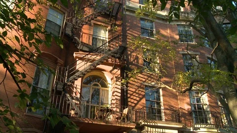 Beacon Hill Patio Stock Footage 106638350