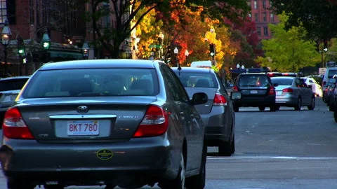 BEACON HILL TRAFFIC Stock Footage 178560612