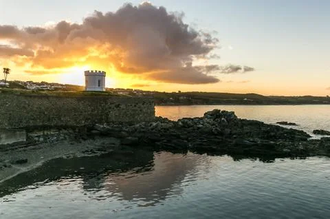 Beacon at Marazion, Cornwall Stock Photos