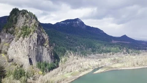 Beacon Rock Drone Video stock 236941152