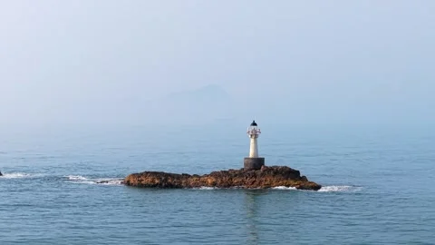 Beacon in the sea Stock-Footage 308506491