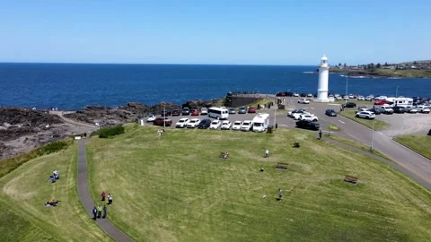Beacon by the Sea – Lighthouse Timelapse Video stock 317213188