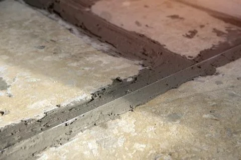Beacons on a screed Stock Photos
