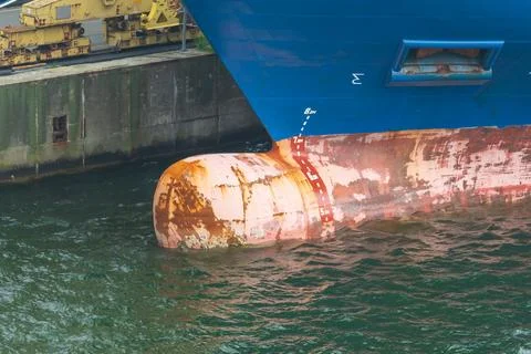 The bead bow of a ship Stock Photos