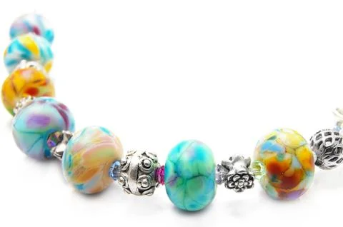 Bead necklace Stock Photos