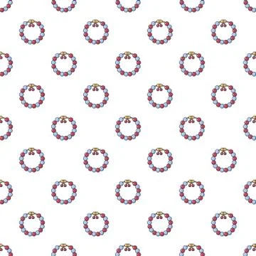 Bead pattern seamless Stock Illustration