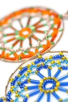 Beaded decorations Stock Photos