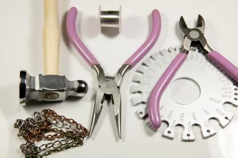 Beading and Craft Tools Foto stock