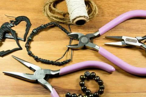 Beading and Craft Tools Stock Photos