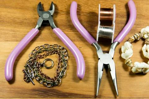 Beading and Craft Tools Stock Photos
