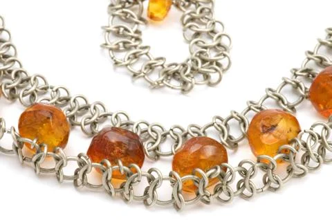Beads with bracelet close up Stock Photos