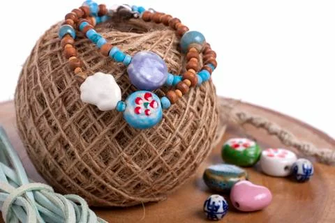 Beads  bracelet Stock Photos