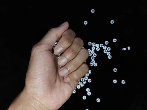 Beads for bracelets Foto stock