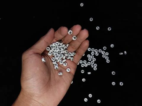 Beads for bracelets Stock Photos