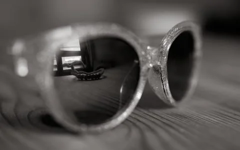 Beads in the frame Stock Photos