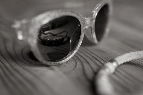 Beads in the frame  Fotos Stock