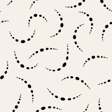 Beads geometric seamless pattern Stock Illustration