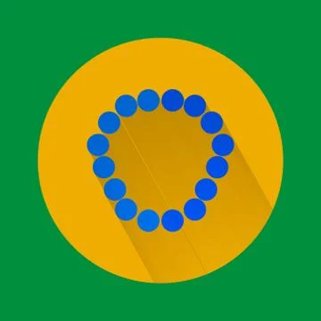 Beads icon vector. Stock Illustration