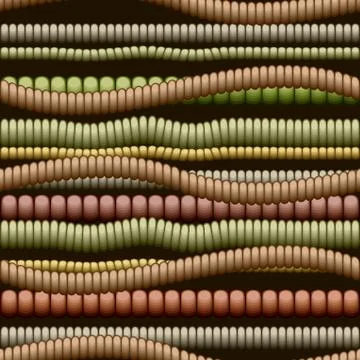 Beads Pattern Stock Illustration