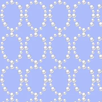 Beads pattern Stock Illustration