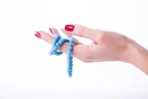 Beads pearls Foto stock