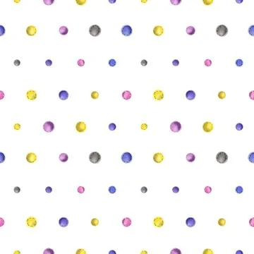 Beads sewn from felt fabric, different colors of yellow, blue, gray, pink with Stock Illustration