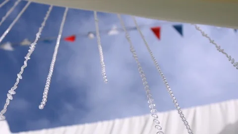 Beads in the wind Stock Footage 100965863