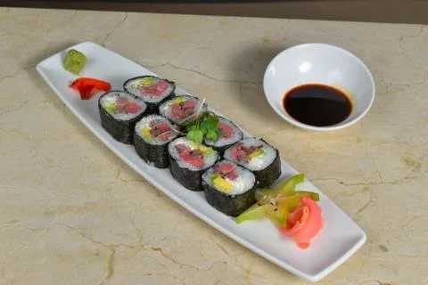 Beaf roll Stock Photos