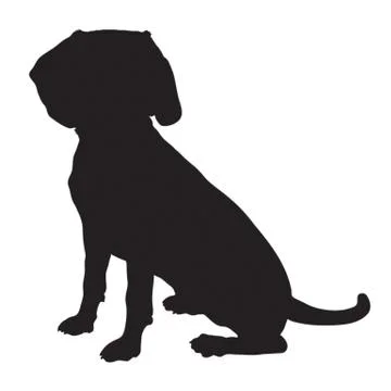 Beagle Silhouette Stock Illustration