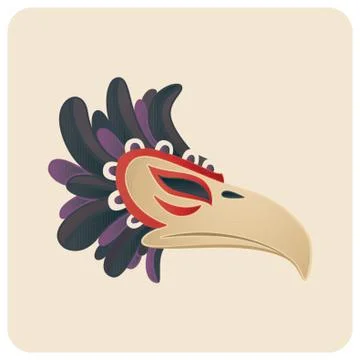 Beak Carnival Mask Ilustración de archivo