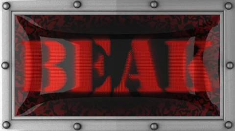 Beak on led Stock Footage 8665815