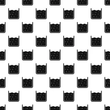 Beaker filled with liquid pattern vector 스톡 일러스트