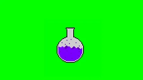 beaker potion glass pixel art animation ... | Stock Video | Pond5