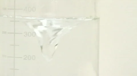 Beaker side view - non polarized Stock Footage 879709