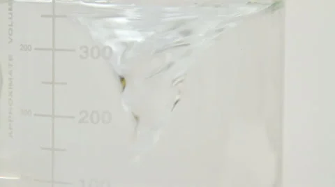 Beaker swirl side view - 2-WB Video stock 883670