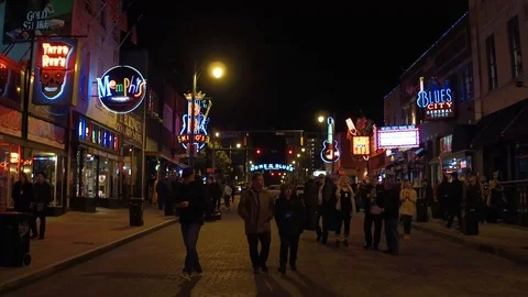 Beale St. Home of the Blues 스톡 동영상 102616580