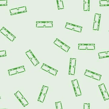 Beam bridge glyph vector seamless pattern Illustrazione stock