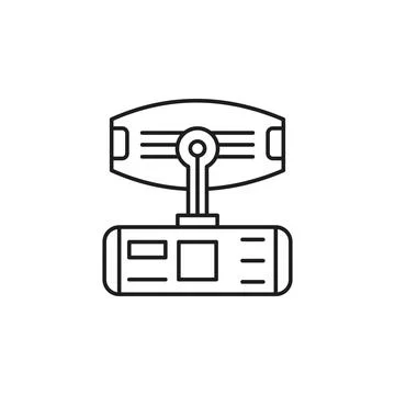 Beam laser light lamp icon. Simple line, outline vector of party illumination 스톡 일러스트