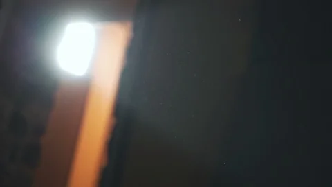 Beam of Light in a Room Video stock 86517284