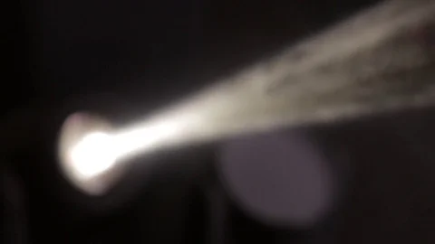 Beam of Light Through Dusty Air Stock Footage 76873157