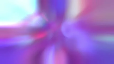 A beam of neon light through a prism. Abstract pastel pink and purple Stock Footage