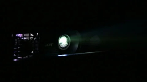Beam projectors Stock Footage 32862594